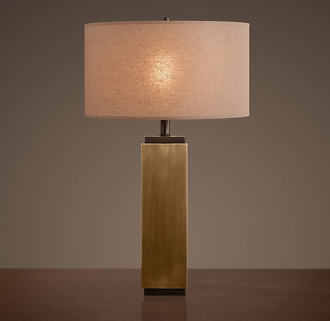 SQUARE COLUMN TABLE LAMP - Image 0