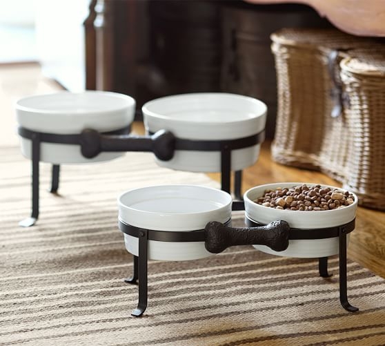 CAMBRIA PET BOWL & STAND - Large - Image 1