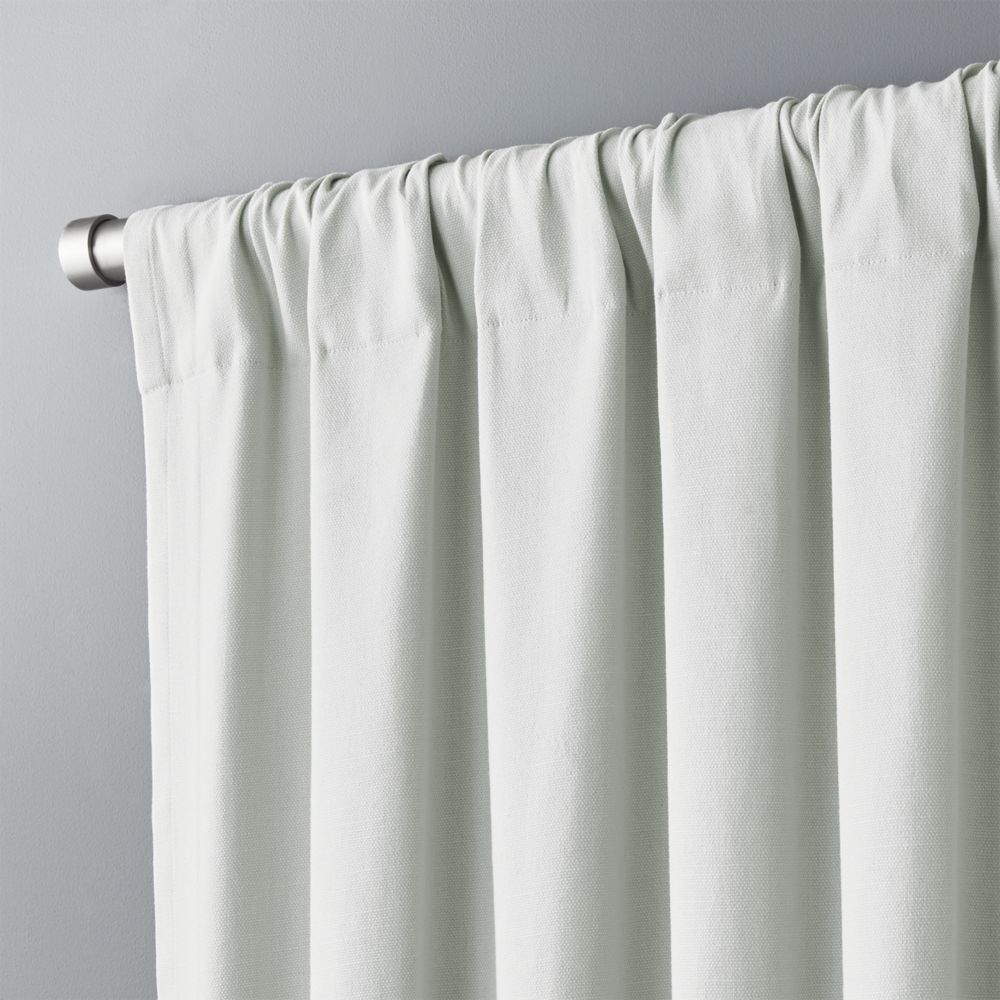 Silver Grey Basketweave II Curtain Panel 48"x120" - Image 0
