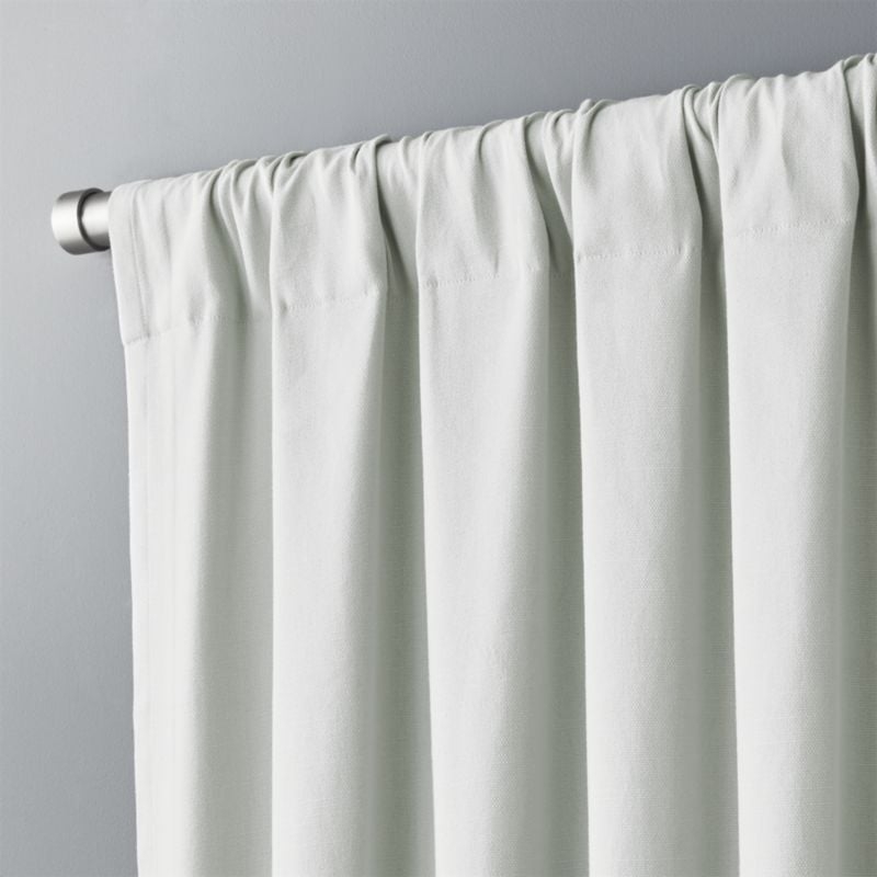 Silver Grey Basketweave II Curtain Panel 48"x120" - Image 2