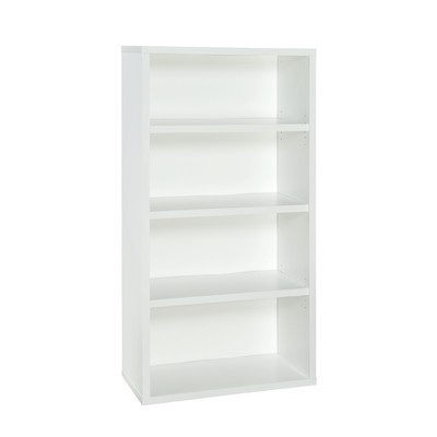 Decorative 4 Shelf Standard Bookcase - Image 1