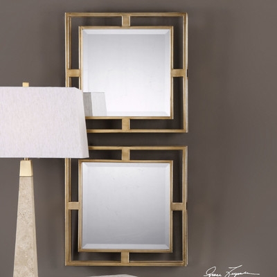 2 Piece Traditional Beveled Mirror Set (Set of 2) - Image 1