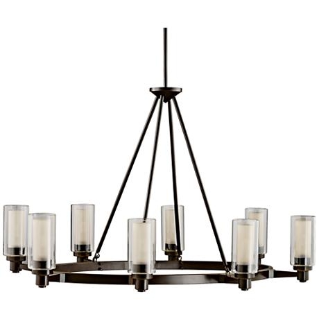 Circolo Collection Olde Bronze 35 1/2" Wide Oval Chandelier - Image 0