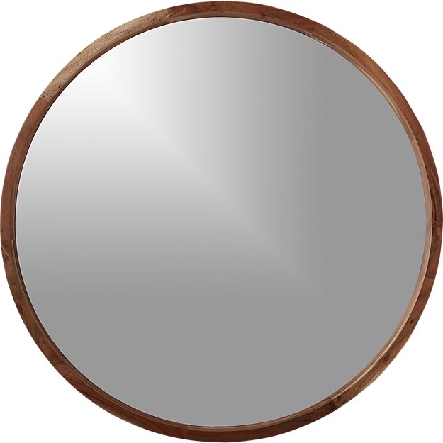 Acacia Wood Mirror, 40" - Image 1