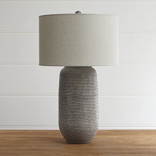 Cane Grey Table Lamp - Image 1