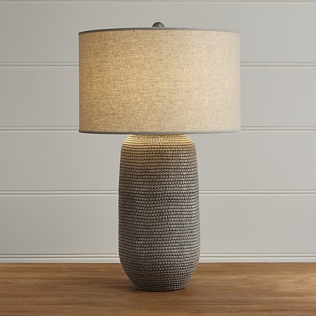 Cane Grey Table Lamp - Image 3