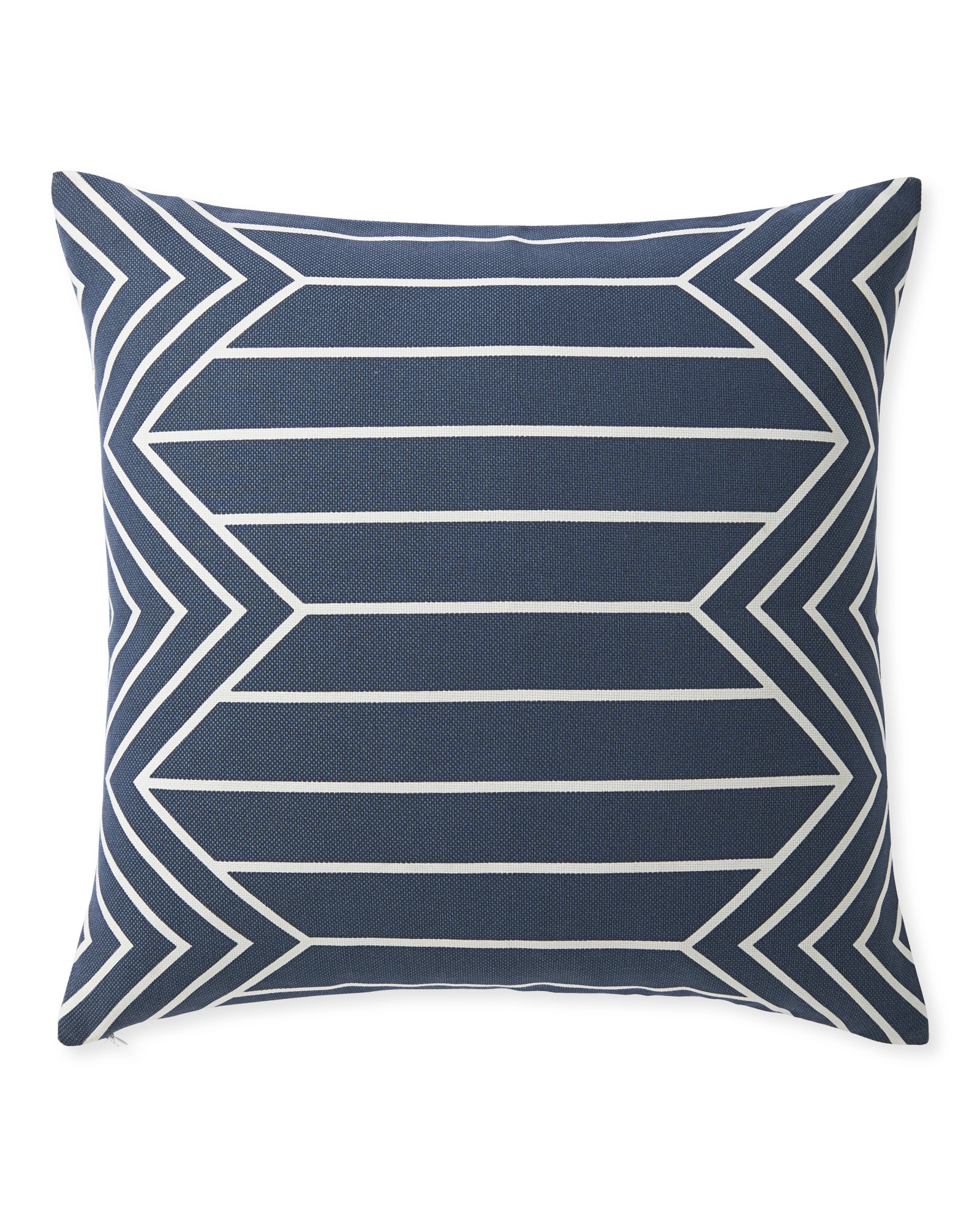 Portsmouth Outdoor Pillow Cover- Navy - Image 0