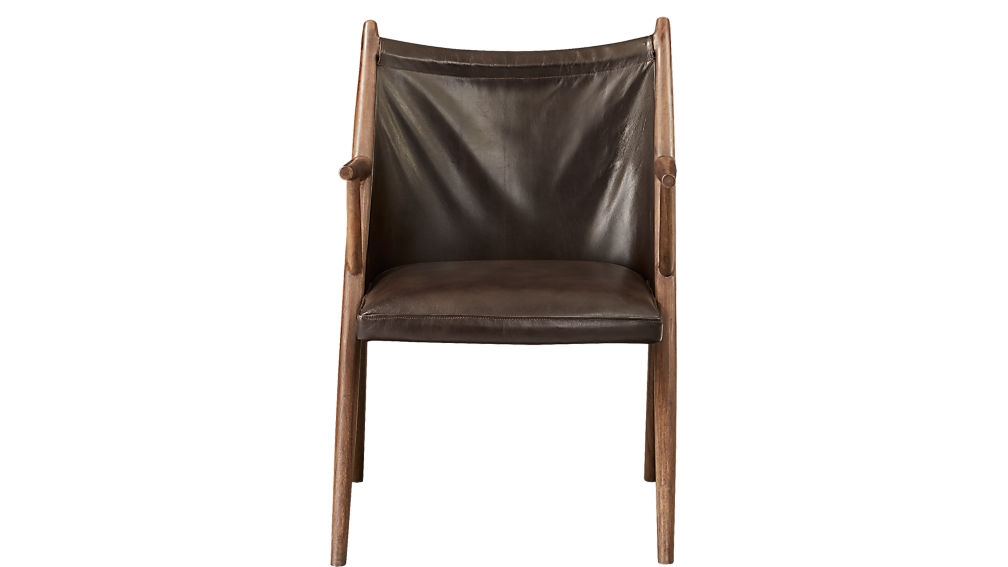 atelier leather lounge chair - Image 1
