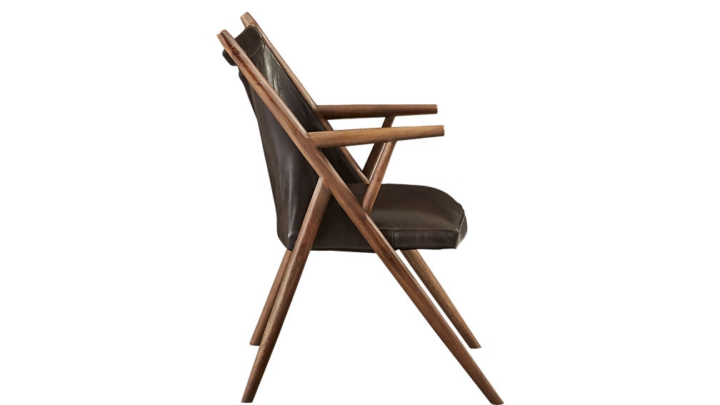 atelier leather lounge chair - Image 2