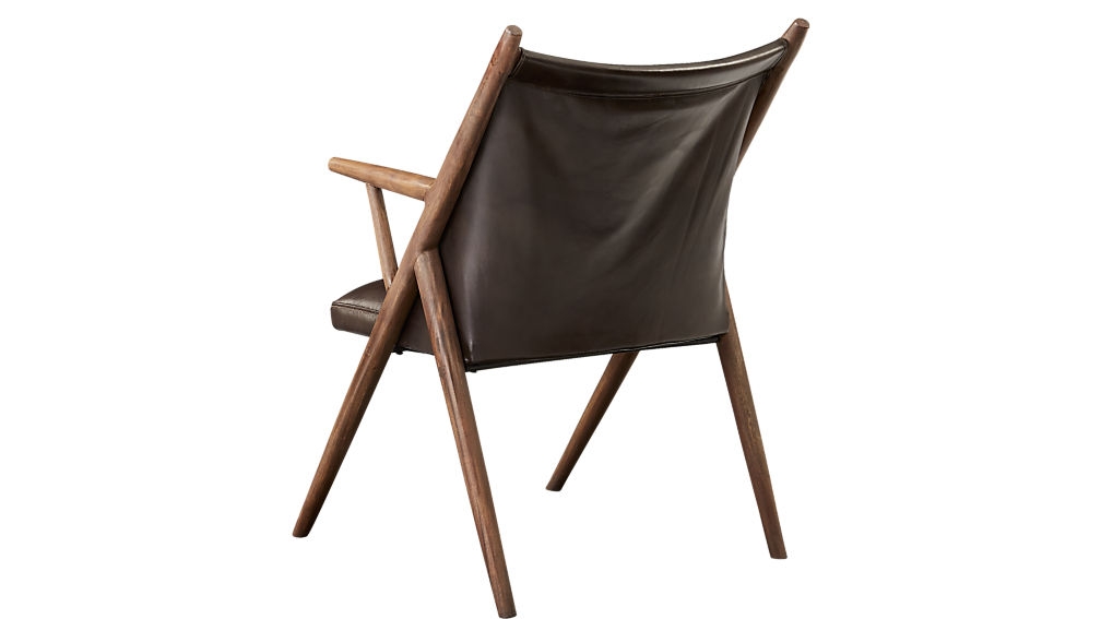 atelier leather lounge chair - Image 3