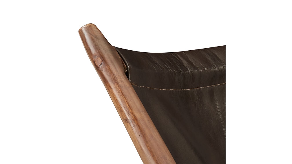 atelier leather lounge chair - Image 4