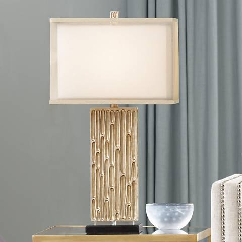 Possini Euro Celine Gold Wash Table Lamp - Image 0