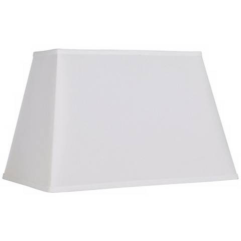 White Rectangular Shade 14/6x18/12x12  (Spider) - Image 0