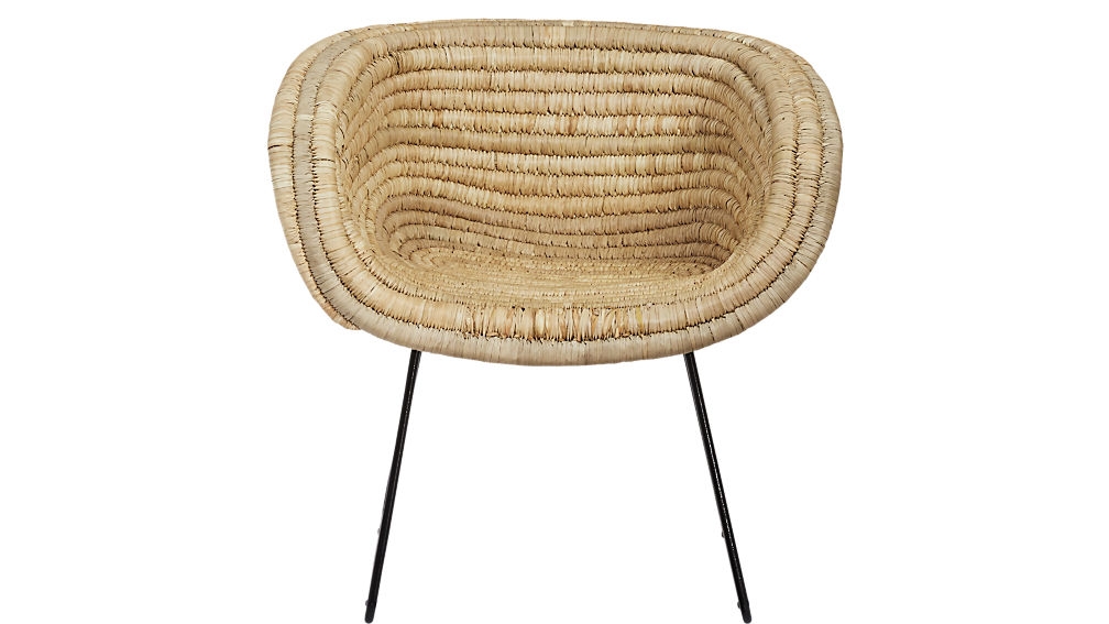 Natural Basket Chair - Image 1