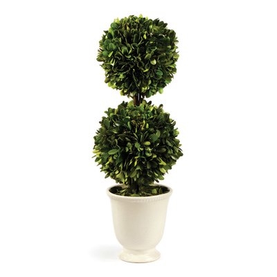 "Gaudreau Double Ball Topiary in Pot" - Image 0