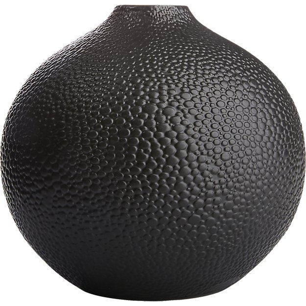 shagreen black vase - Image 1