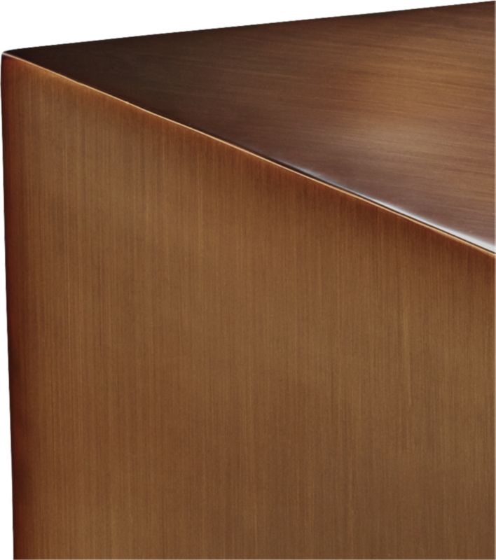 Tri Brushed Bronze Side Table - Image 5