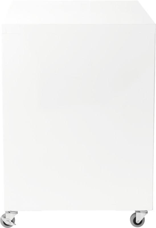 TPS White Wide Filing Cabinet - Image 5