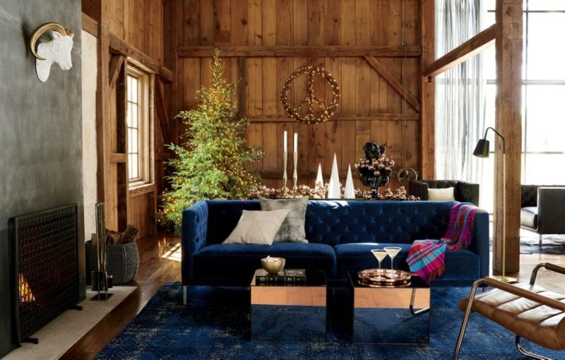 The Hill-Side Disintegrated Floral Blue Rug 9'x12' - Image 2