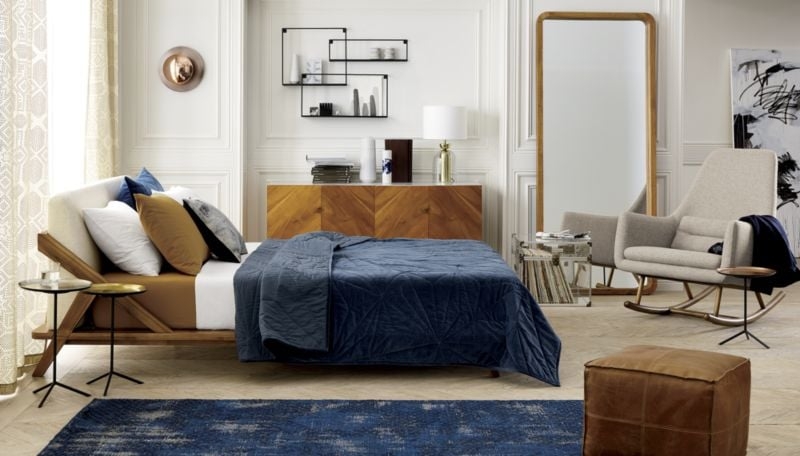 The Hill-Side Disintegrated Floral Blue Rug 9'x12' - Image 5