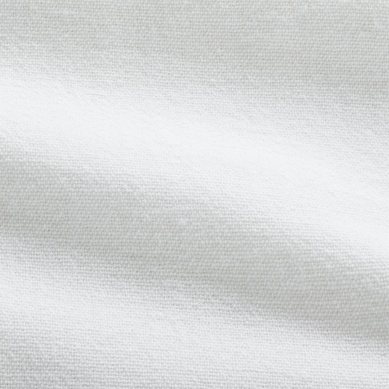 Weekender White Chambray Duvet Cover Full/Queen - Image 3