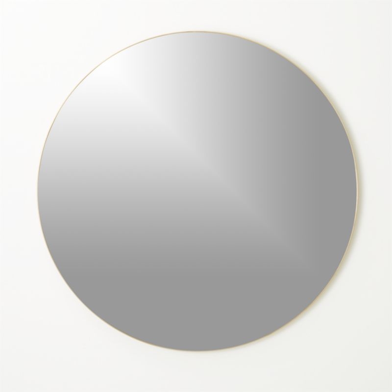 infinity copper round wall mirror 48" - Image 3