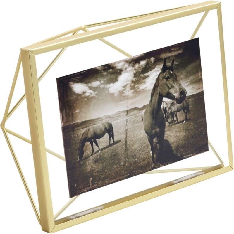 "Prisma 5"X7"Gold Picture Frame" - Image 3