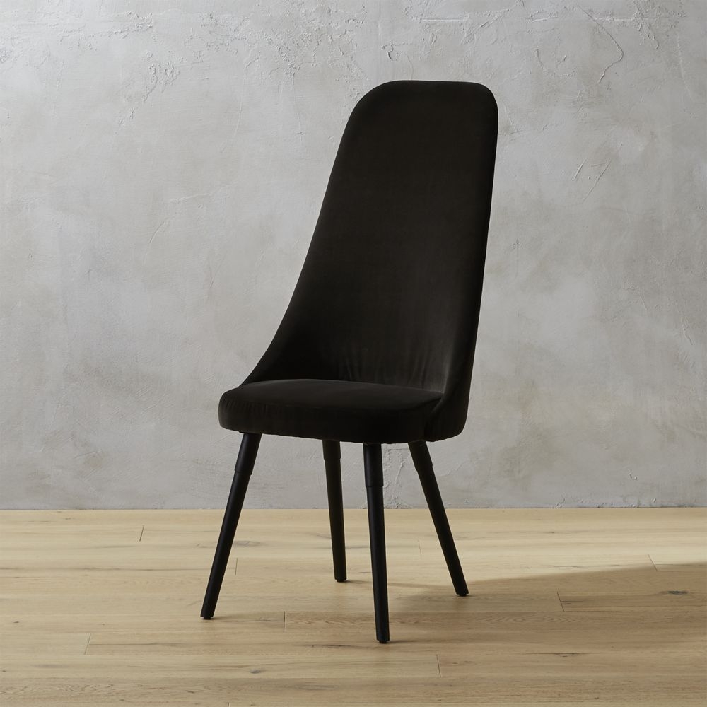 Harlow Mink Velvet Chair - Image 0