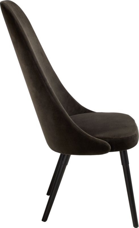 Harlow Mink Velvet Chair - Image 4