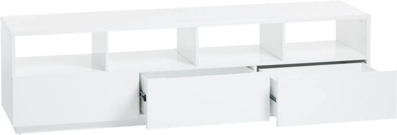 Chill White High-Gloss Media Console 80'' - Image 2