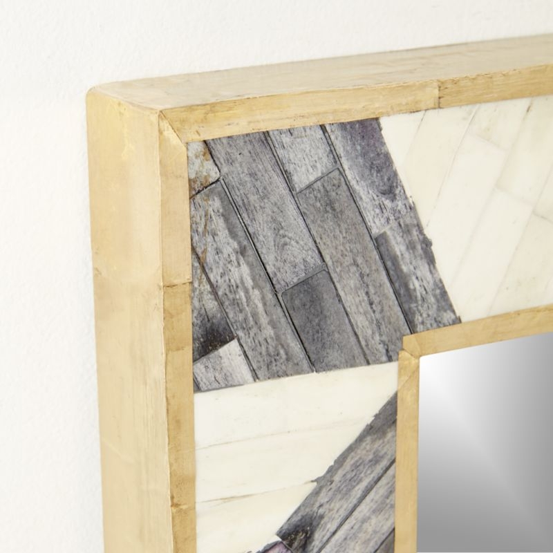 Grace Modern Bone Inlay Full-Length Floor Mirror 36"x72" - Image 4