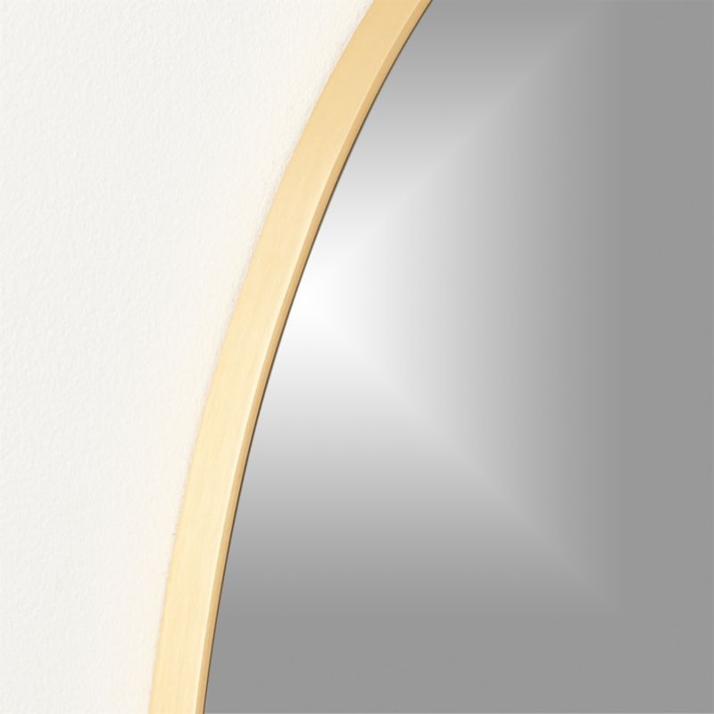 "Infinity Brass Oval Wall Mirror 24""x36""" - Image 5
