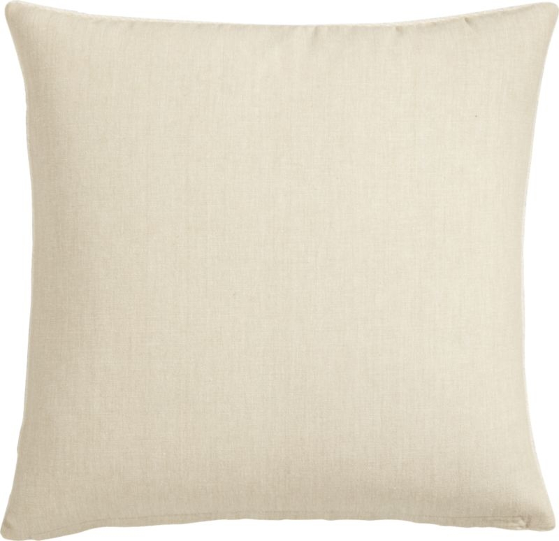"18"" Lumi Grey and White Pillow with Feather-Down Insert" - Image 4