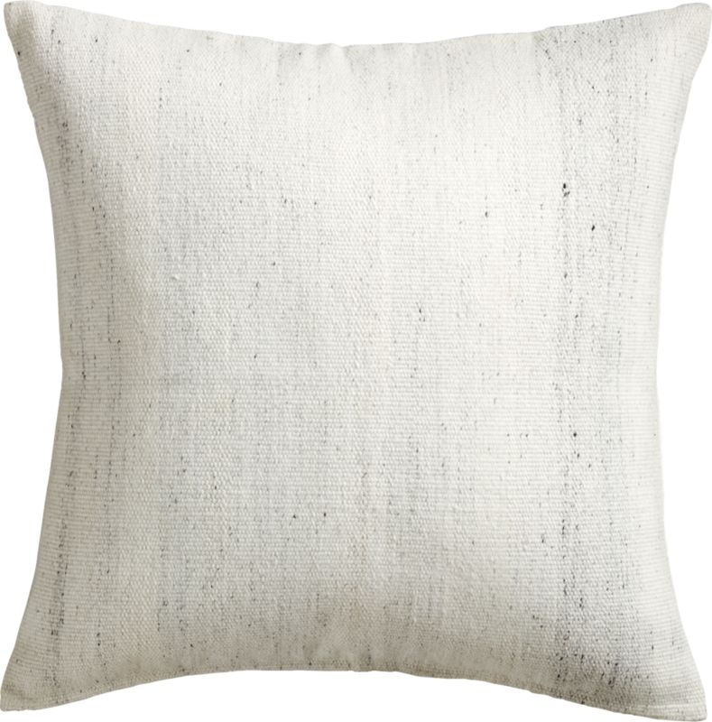 23" Rook Ivory Pillow with Feather-Down Insert - Image 2