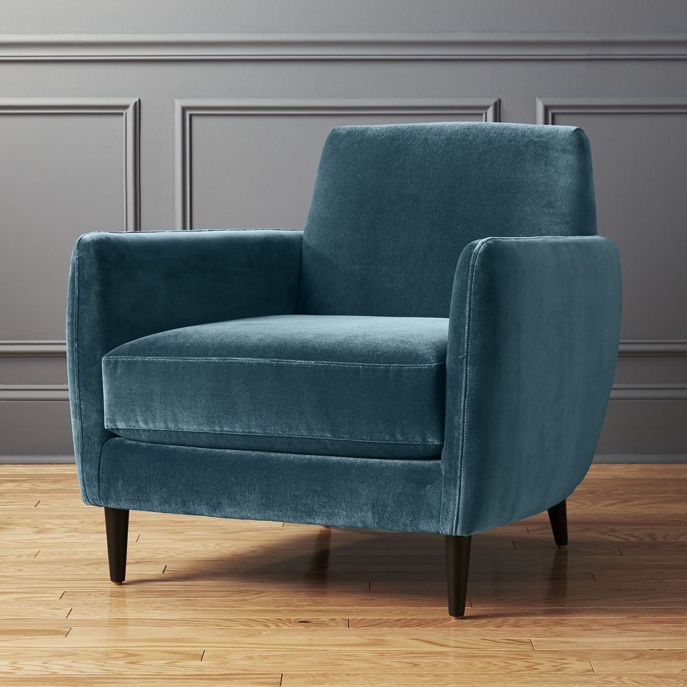 Parlour Cyan Blue Chair - Image 0