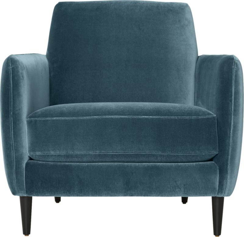 Parlour Cyan Blue Chair - Image 3