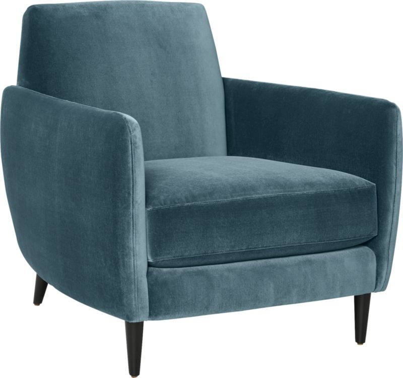 Parlour Cyan Blue Chair - Image 4