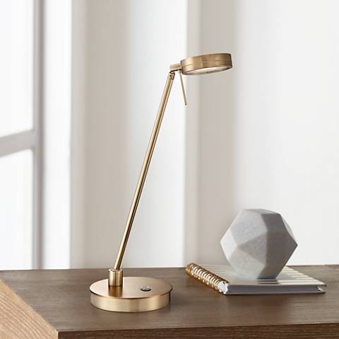George Kovacs Honey Gold LED Desk Lamp - Image 0