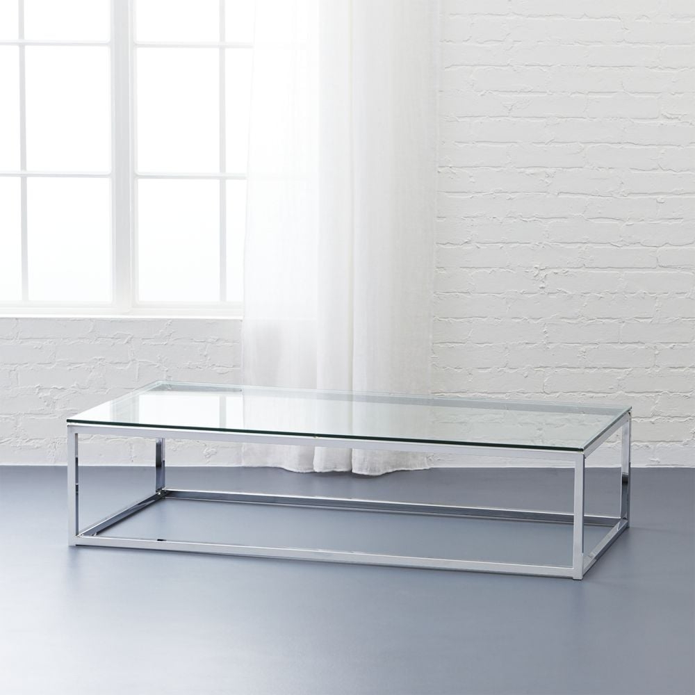 smart glass top coffee table - Image 0