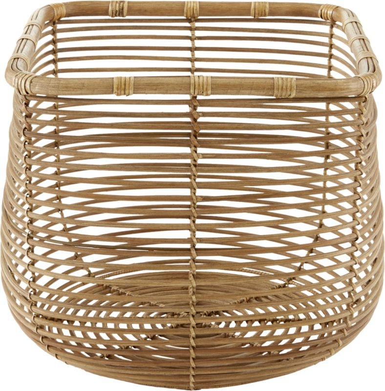 Round Square Natural Basket - Image 5