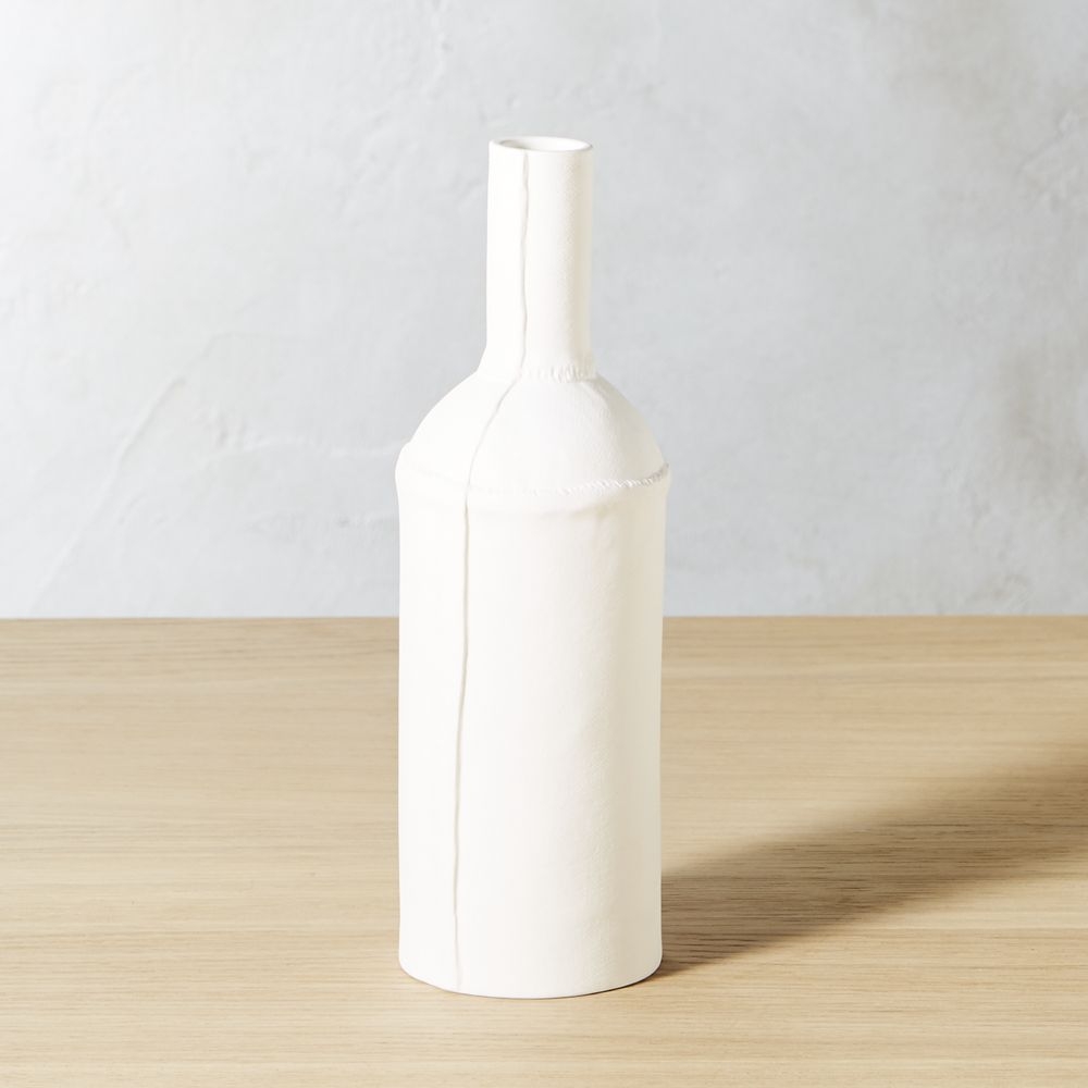 Bottle White Vase - Image 0