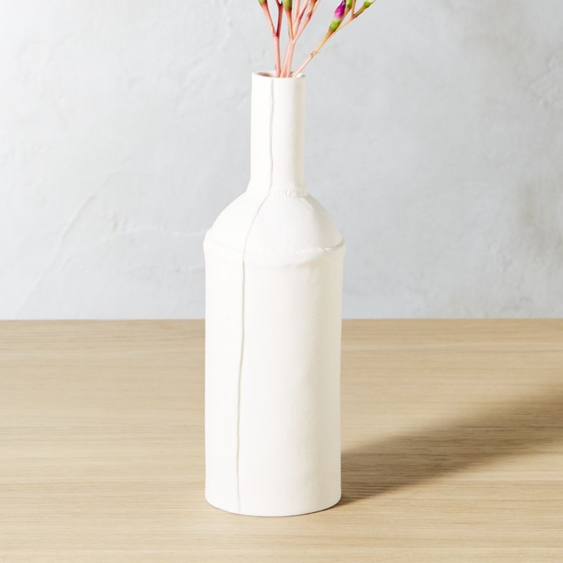 Bottle White Vase - Image 1