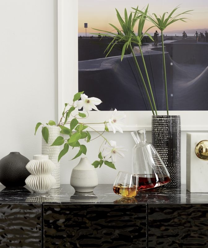 Shagreen Black Vase - Image 2