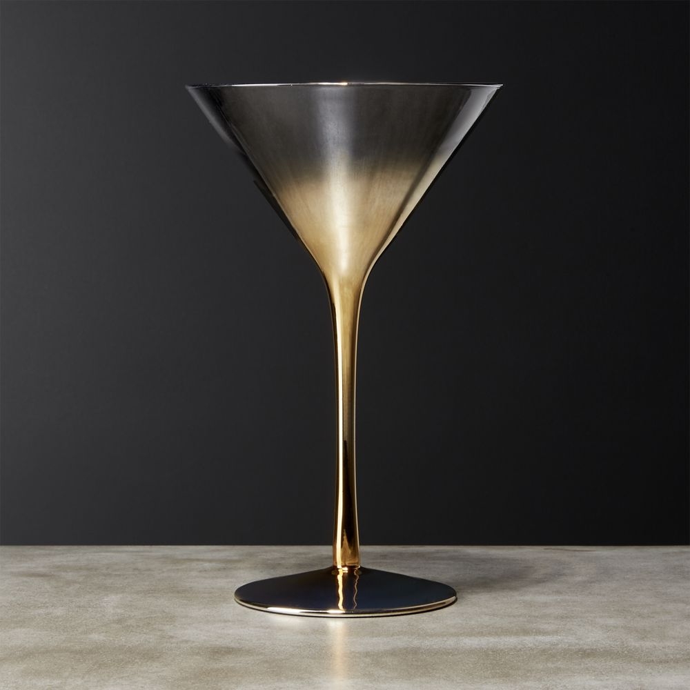 Irina Gold Martini Glass - Image 0