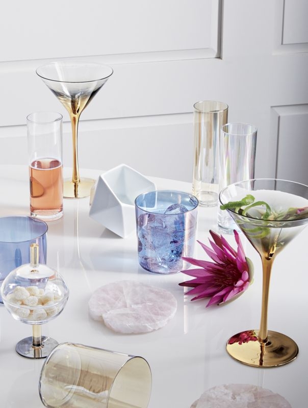 Irina Gold Martini Glass - Image 2
