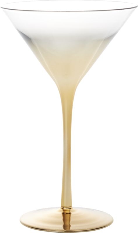Irina Gold Martini Glass - Image 3