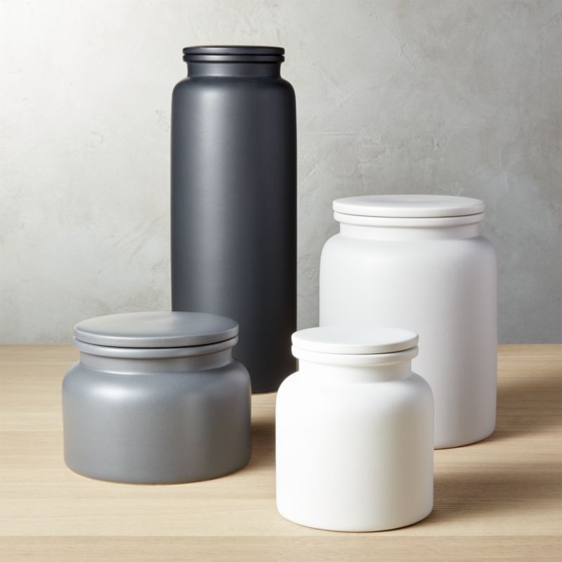 Prep Small White Canister - Image 1