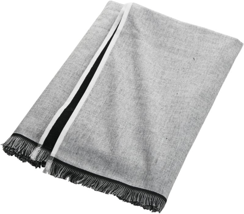 Chambray Black and White Hand Towel - Image 6