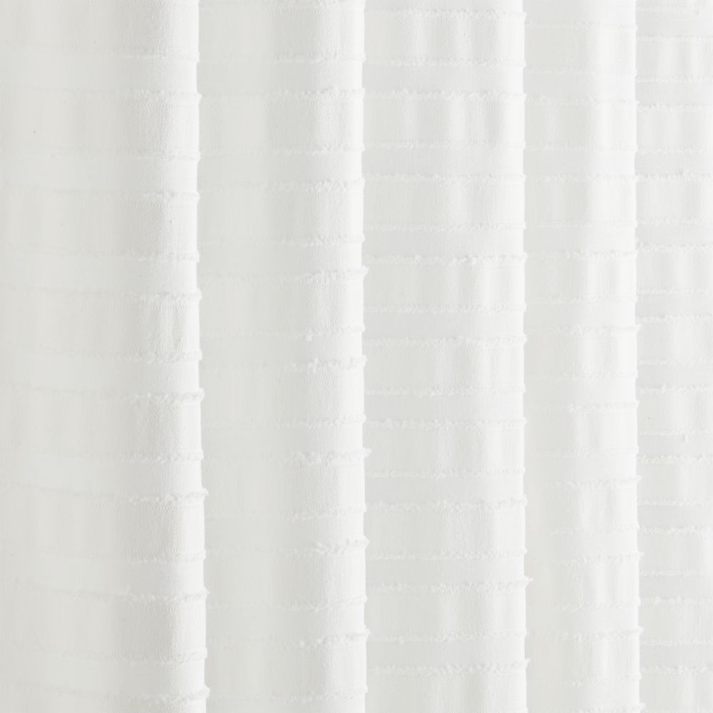 Ribbon Ivory Shower Curtain - Image 0