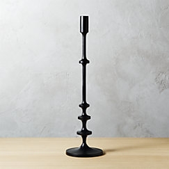 allis black taper candle holders - large - Image 0